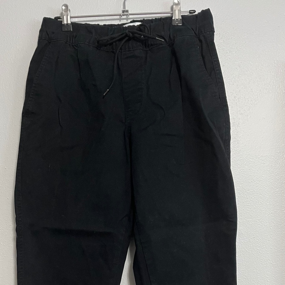 Old Navy Men's Black Drawstring Joggers Size Small